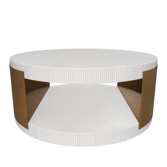 Cavette Coffee Table - White