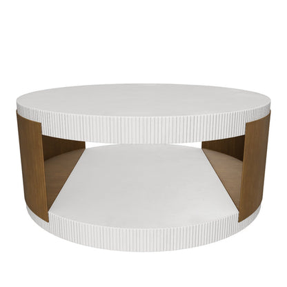 Cavette Coffee Table - White