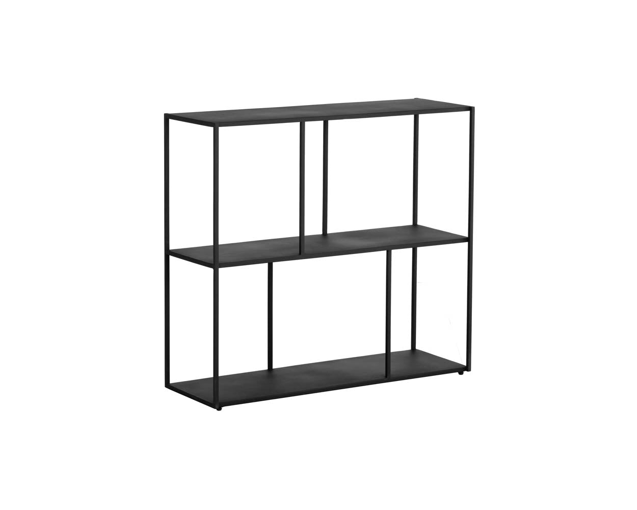 Eiffel Low Bookcase - Medium - Black