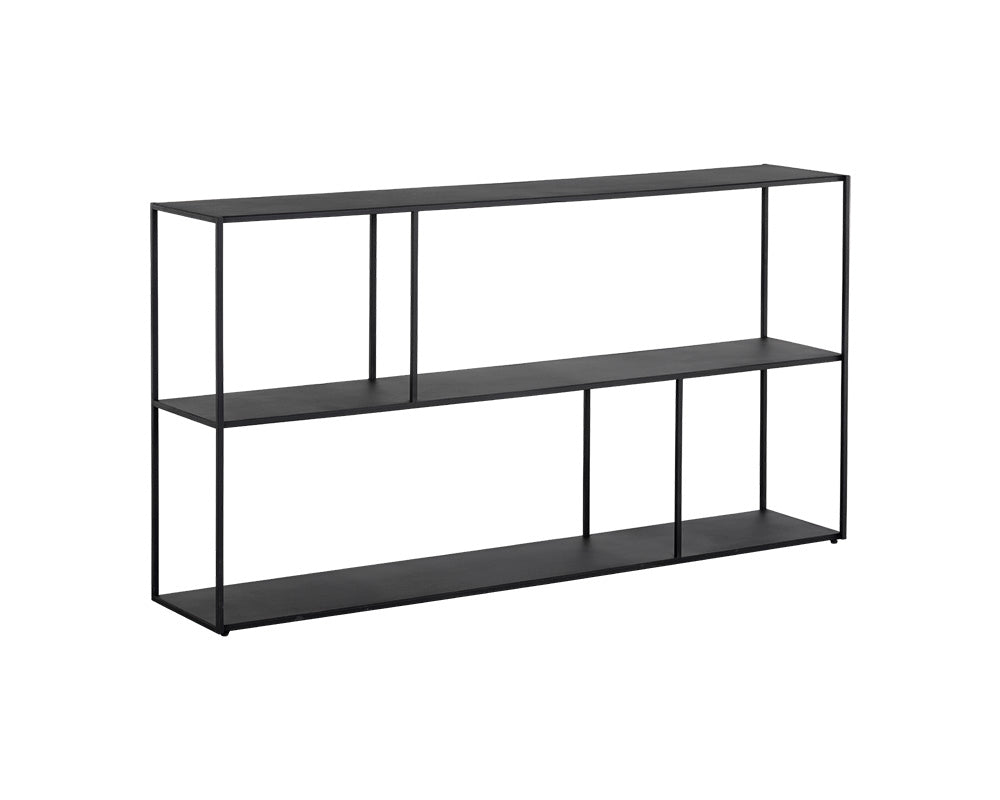 Eiffel Low Bookcase - Large - Black