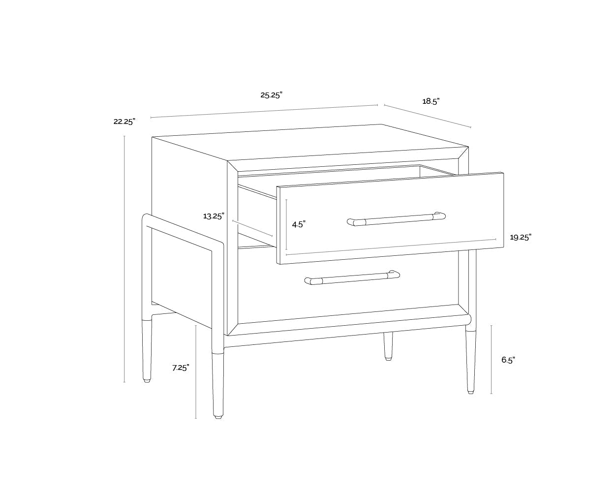 Weldrick Nightstand - Espresso