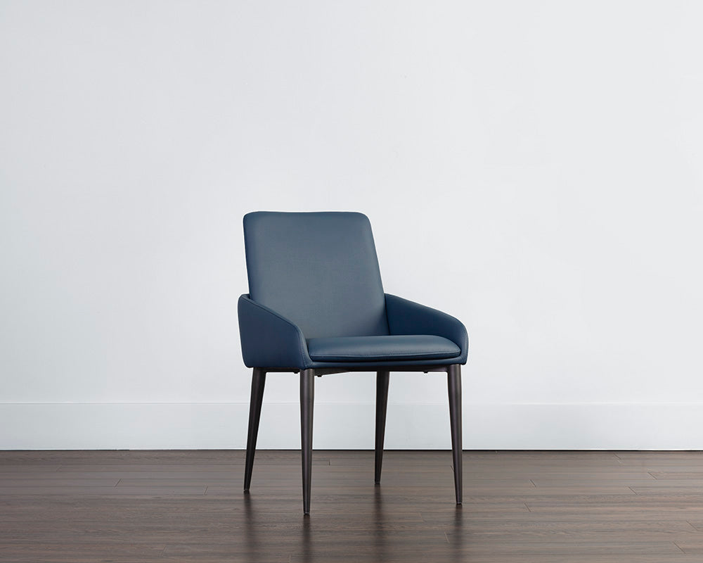 Carlo Dining Armchair - Dillon Thunder