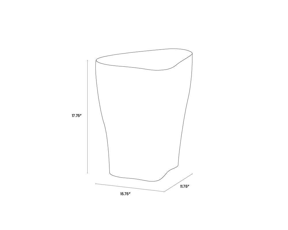 Dali End Table - Small - White