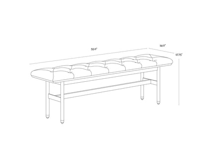 Staten Bench - Black