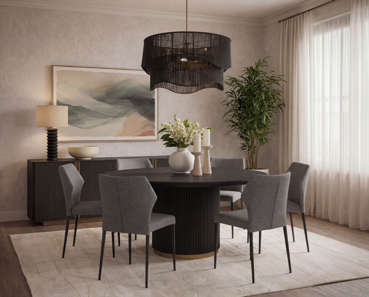 James Stackable Dining Chair - City Grey
