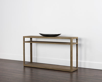 Doncaster Console Table - Smoke Grey