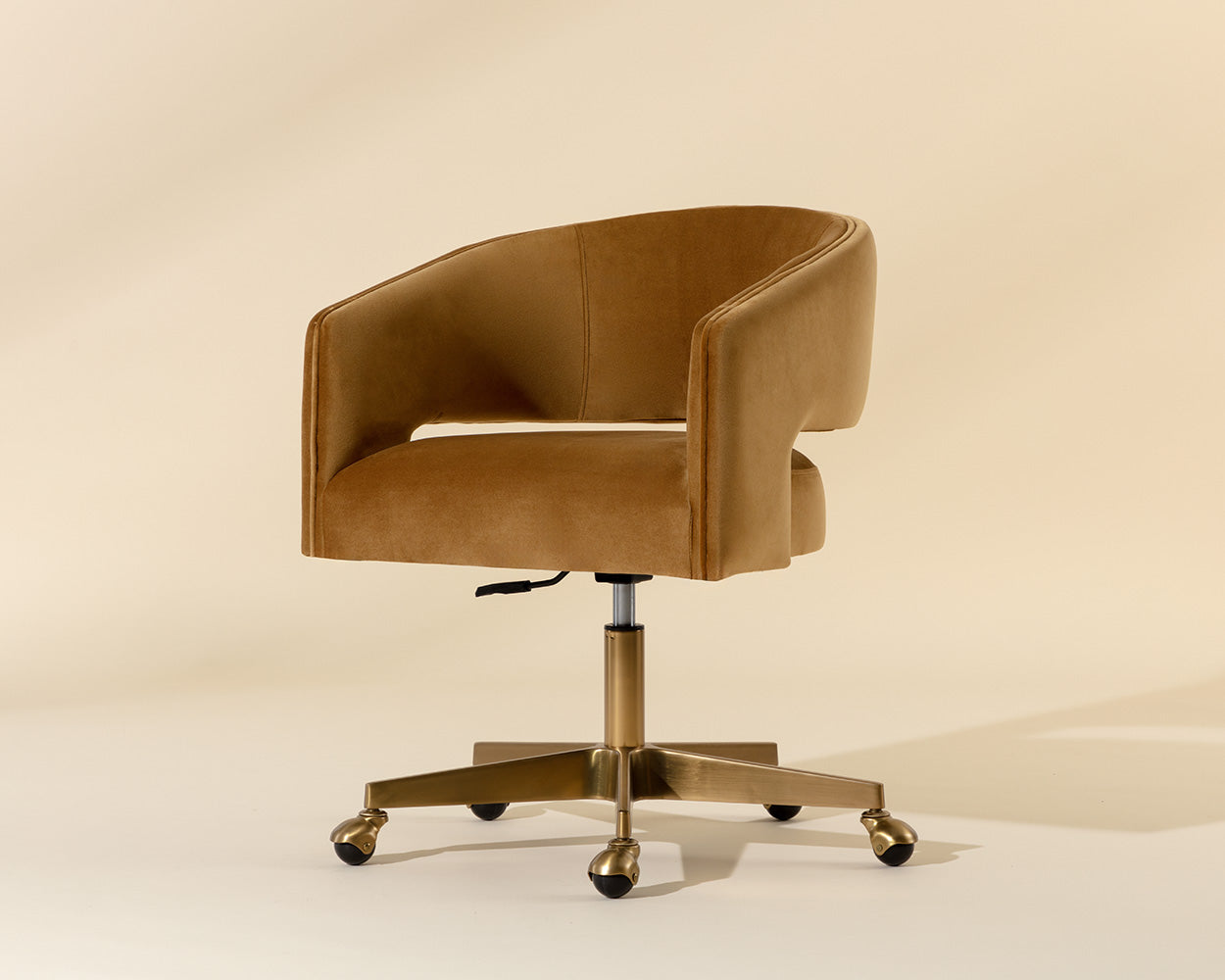 Claren Office Chair - Gold Sky