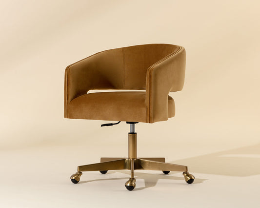 Claren Office Chair - Gold Sky