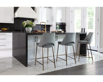 Radella Counter Stool - Bergen French Blue
