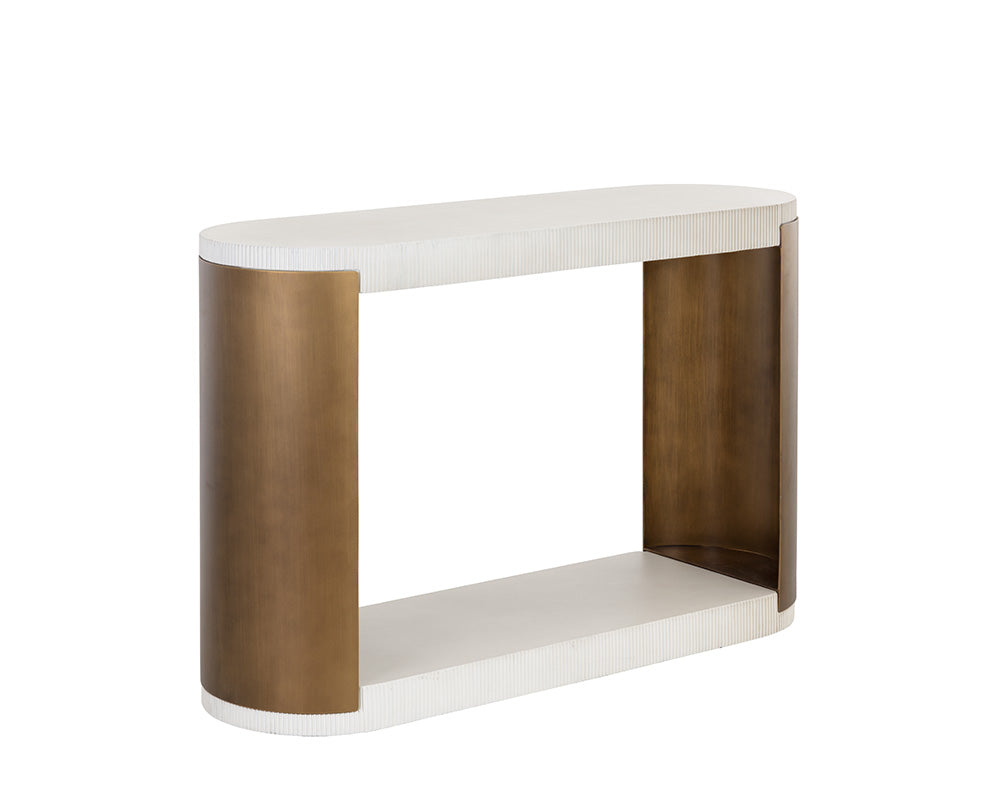 Cavette Console Table - White