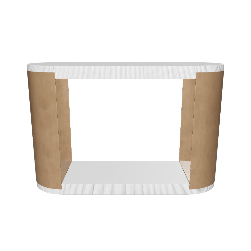 Cavette Console Table - White