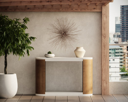 Cavette Console Table - White