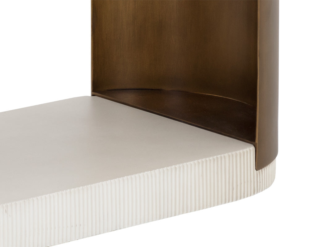 Cavette Console Table - White