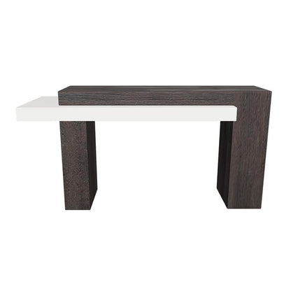 Herriot Console Table - Dark Brown / Grey