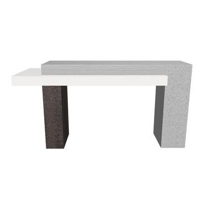 Herriot Console Table - Dark Brown / Grey