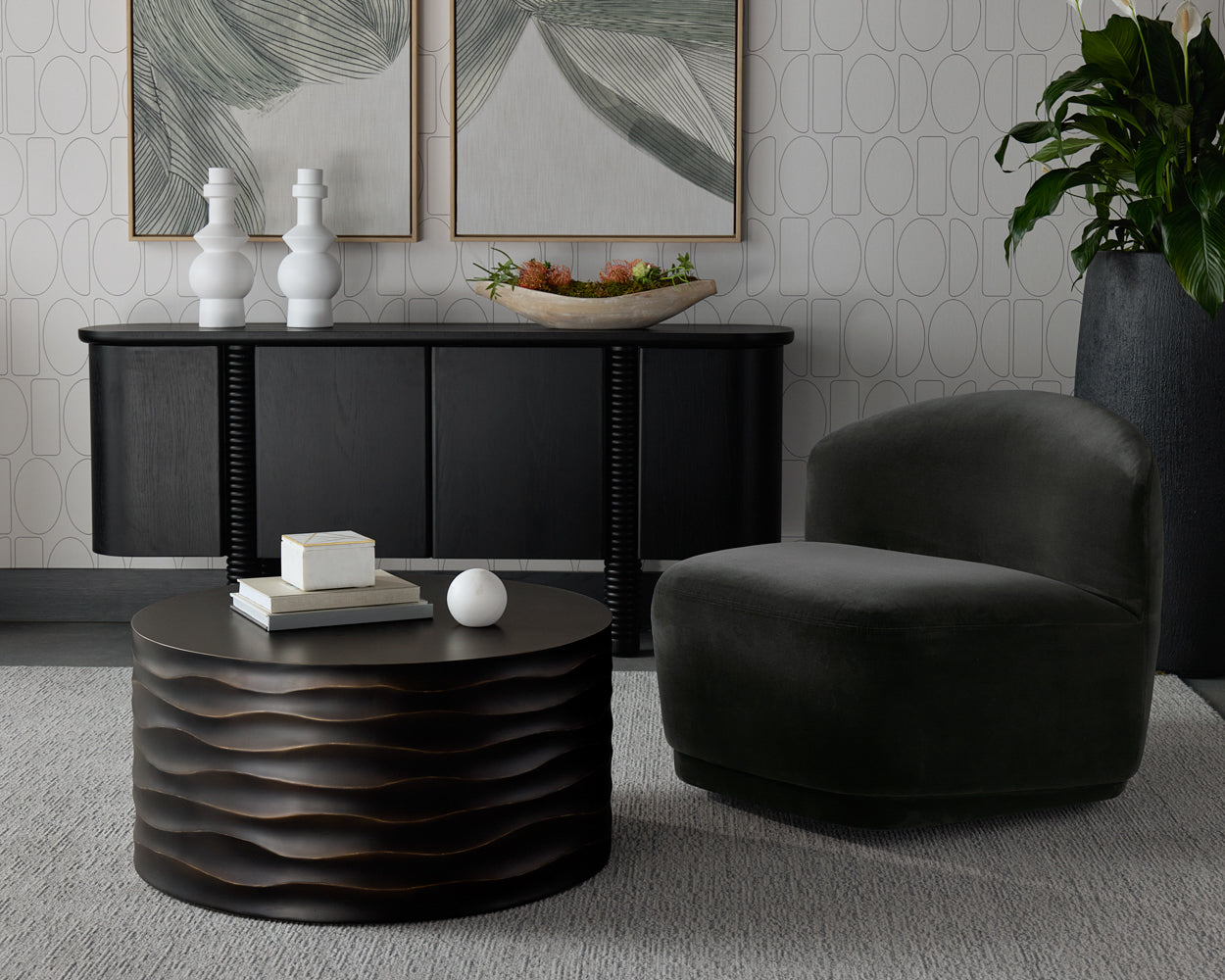Corey Coffee Table - Large - Black
