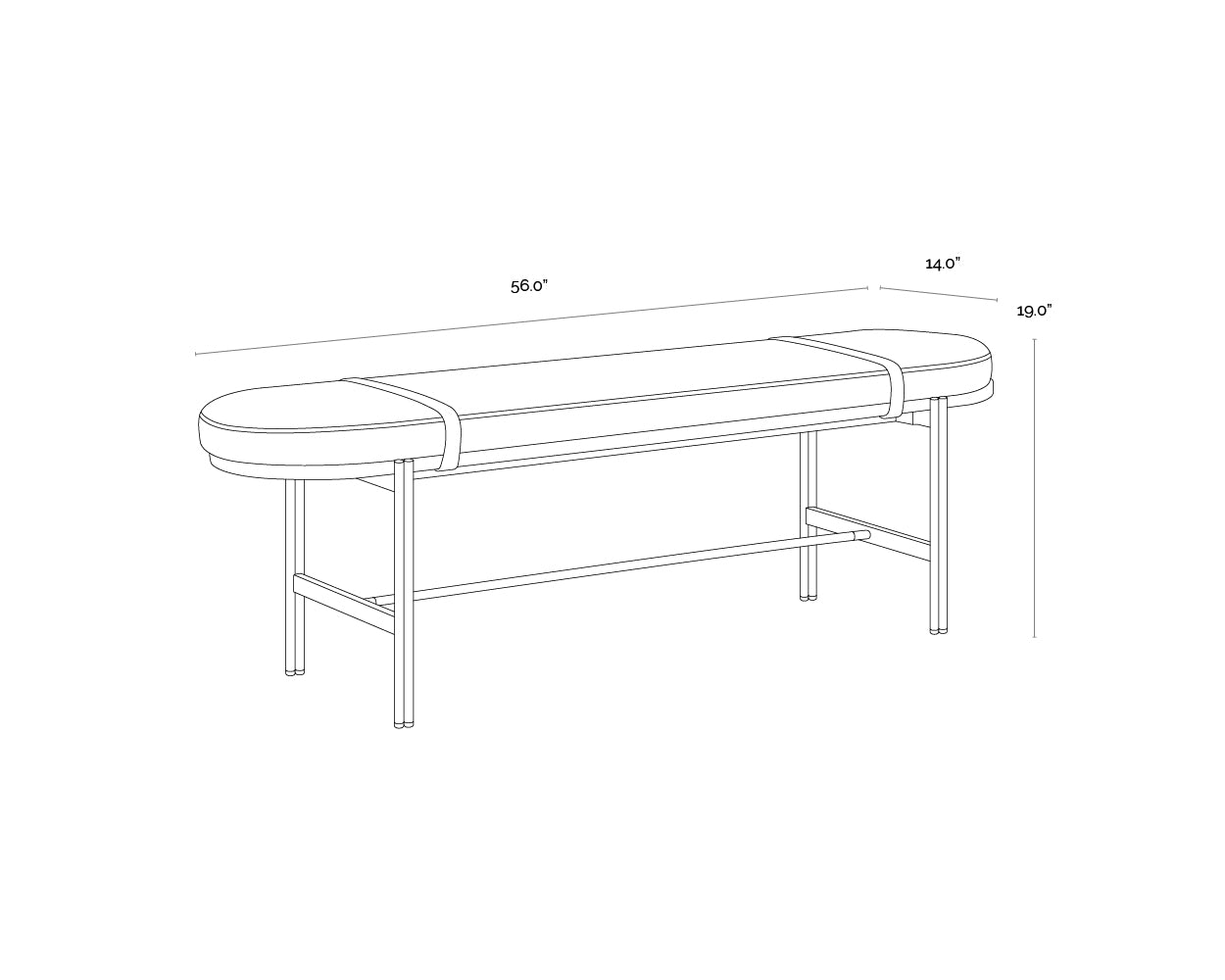 Elaine Bench - Polo Club Muslin