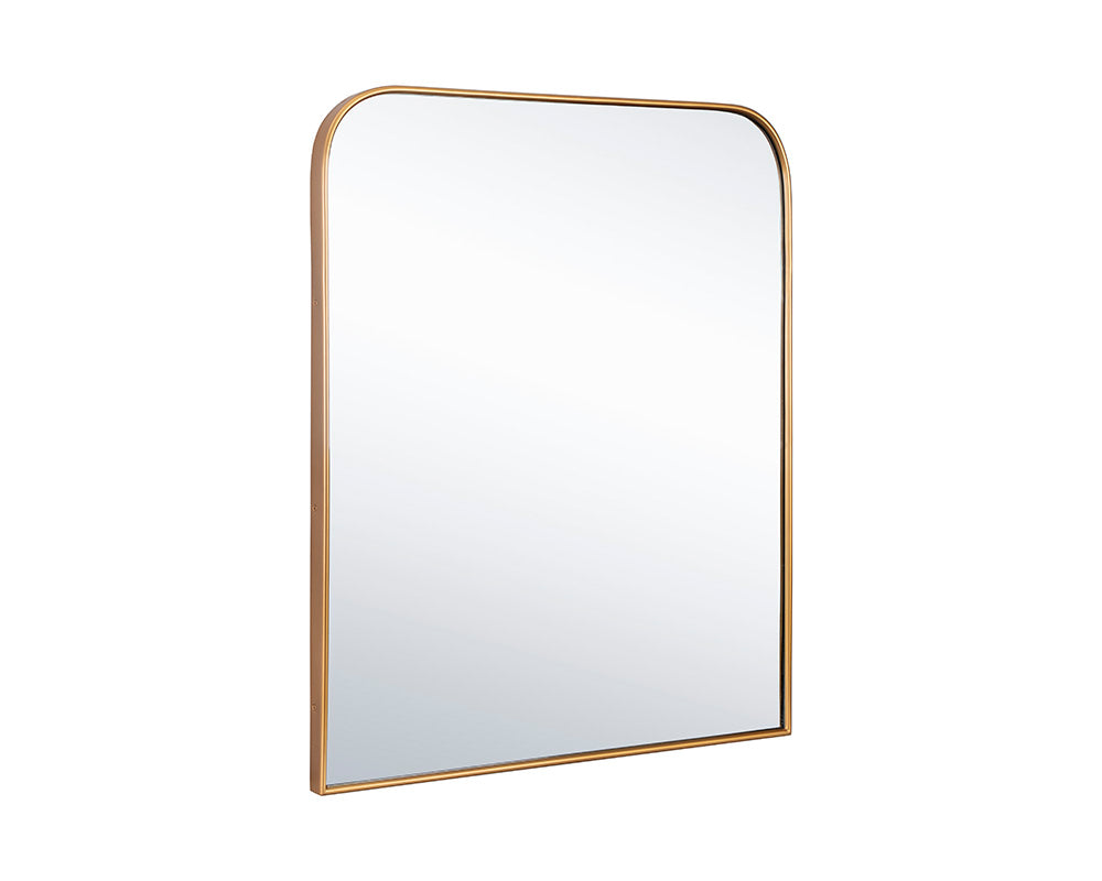 Calabasas Wall Mirror - Brass