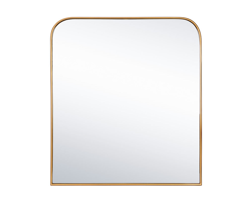 Calabasas Wall Mirror - Brass