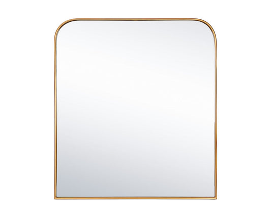 Calabasas Wall Mirror - Brass