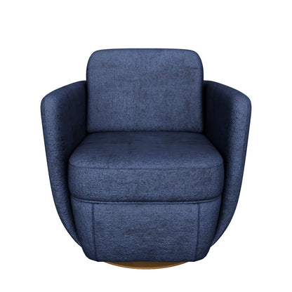 Gilley Swivel Lounge Chair - Bergen Navy
