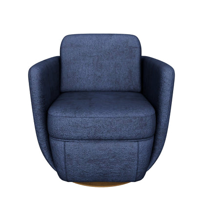 Gilley Swivel Lounge Chair - Bergen Navy