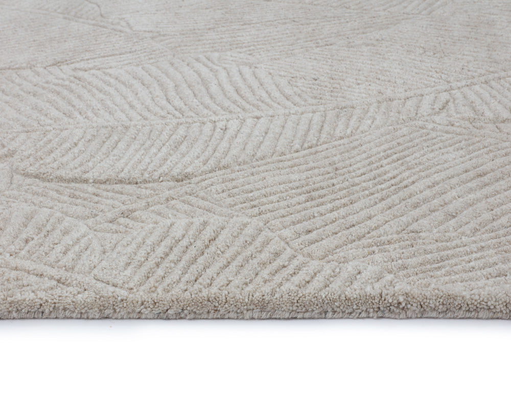 Calathea Hand-Tufted Rug - Oatmeal