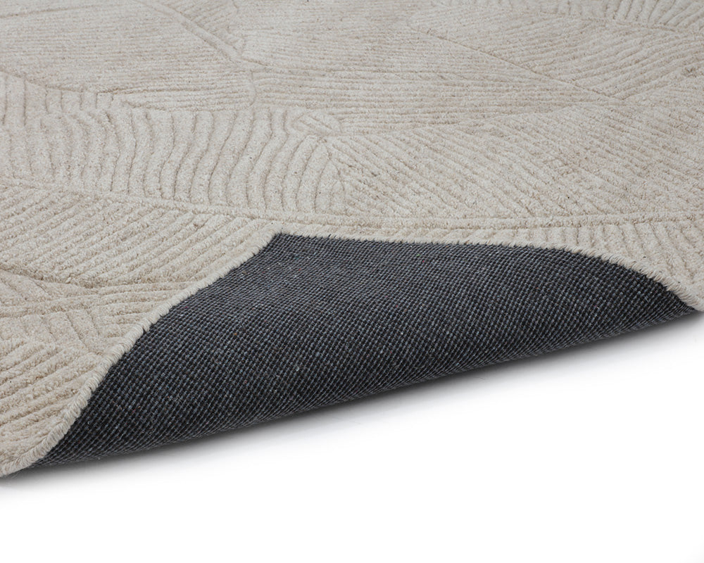 Calathea Hand-Tufted Rug - Oatmeal