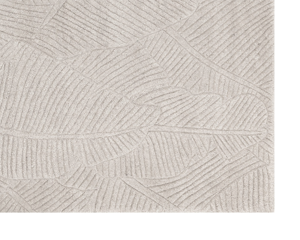 Calathea Hand-Tufted Rug - Oatmeal