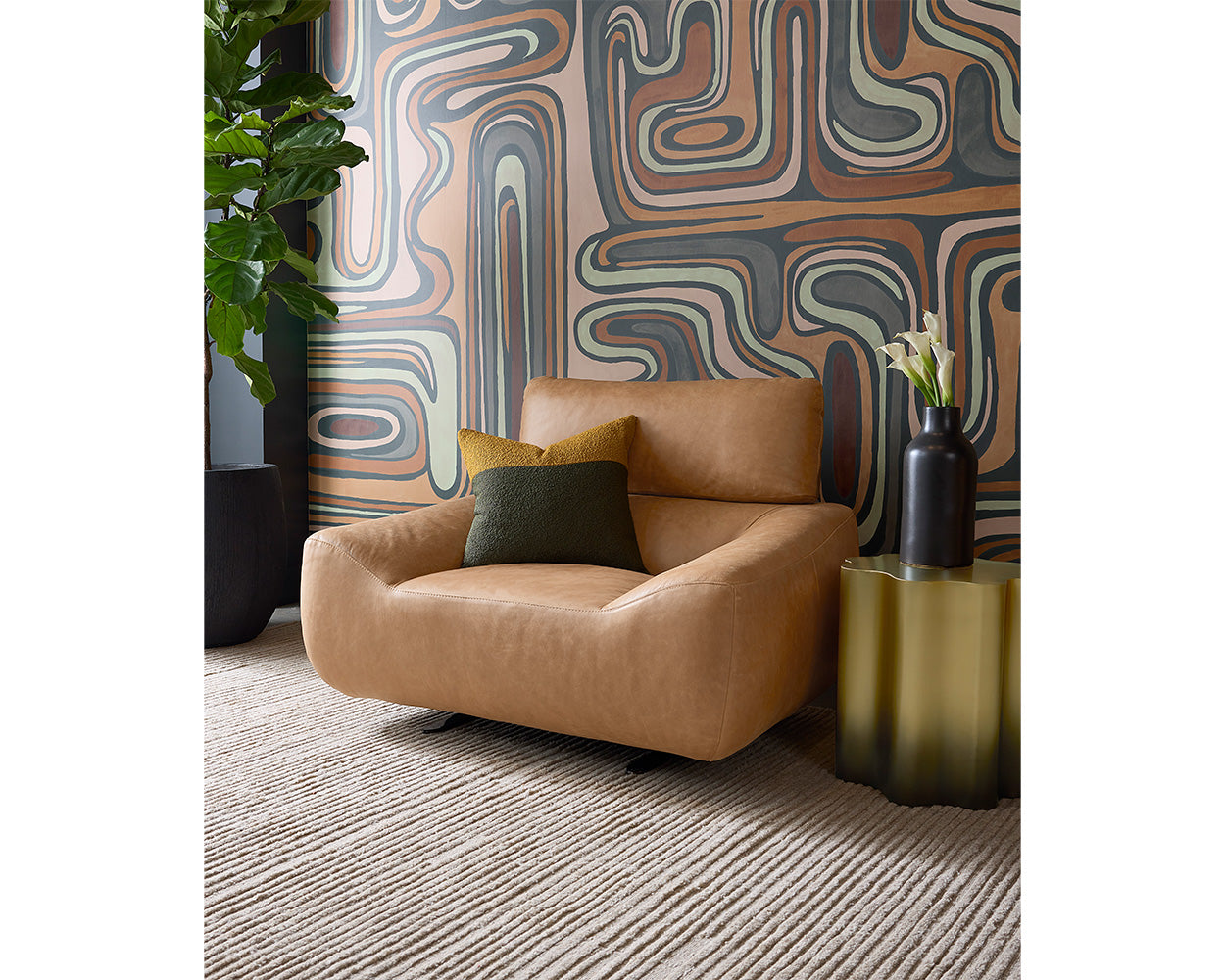 Deva Hand-Tufted Rug - Taupe