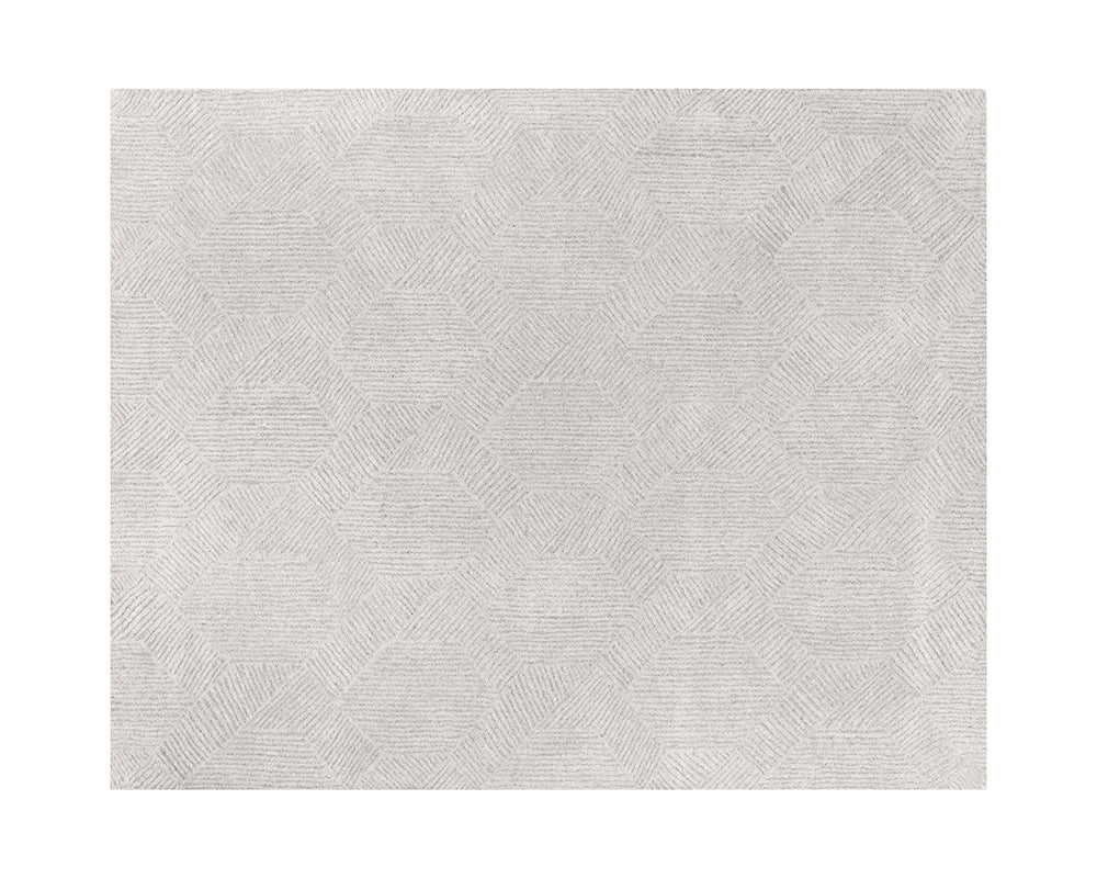 Calais Hand-Tufted Rug - Oatmeal / Grey
