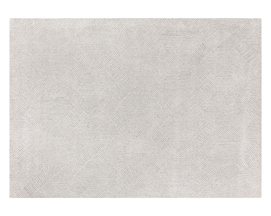 Calais Hand-Tufted Rug - Oatmeal / Grey