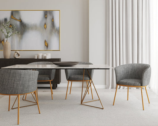 Calais Hand-Tufted Rug - Oatmeal / Grey