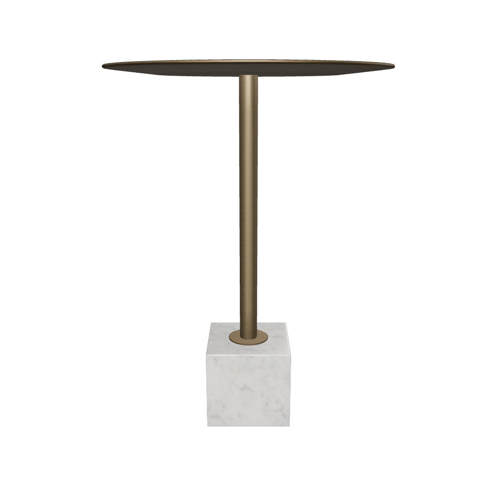 Kata Bar Table - White Marble