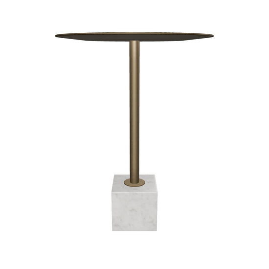 Kata Bar Table - White Marble