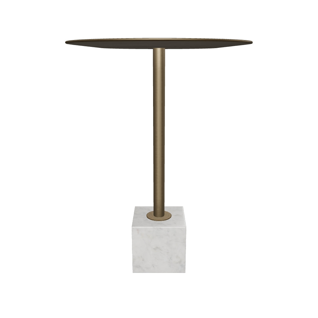 Kata Bar Table - White Marble