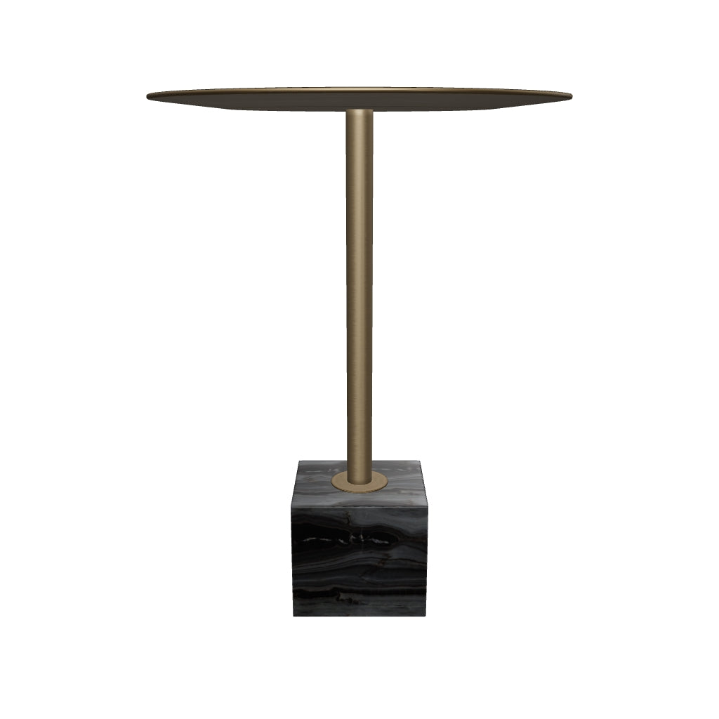 Kata Bar Table - Grey Marble