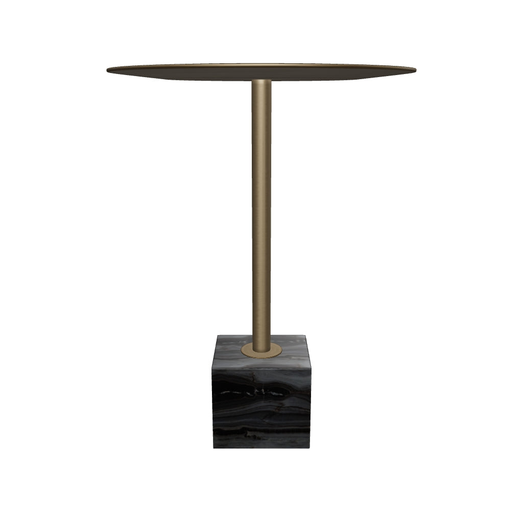 Kata Bar Table - Grey Marble