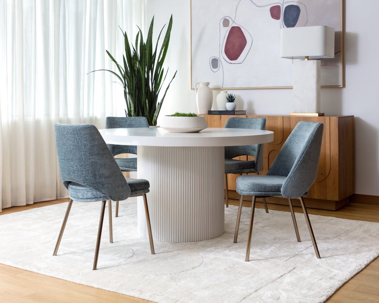 Nicolette Dining Table - White