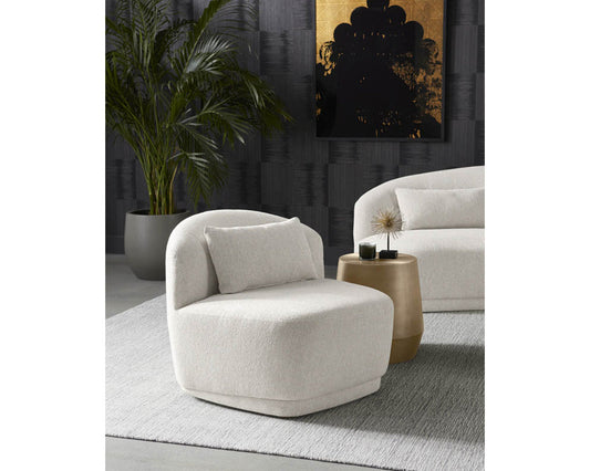 Creed End Table - Antique Gold