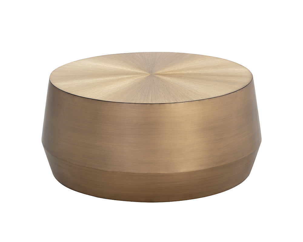 Creed Coffee Table - Small - Antique Gold