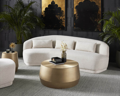 Creed Coffee Table - Small - Antique Gold
