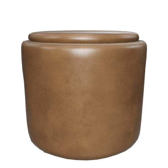 Borelli Storage Ottoman - Tobacco Tan / Autumn Chestnut
