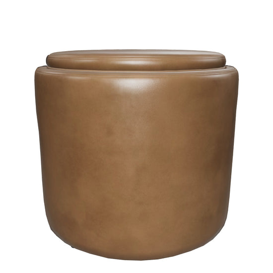 Borelli Storage Ottoman - Tobacco Tan / Autumn Chestnut