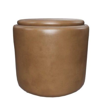 Borelli Storage Ottoman - Tobacco Tan / Autumn Chestnut