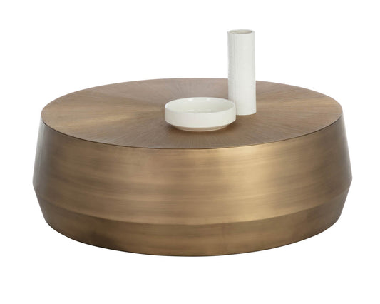 Creed Coffee Table - Large - Antique Gold