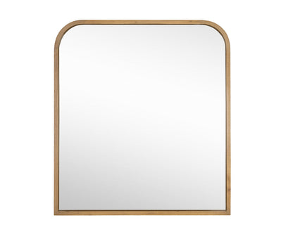 Calabasas Wall Mirror - Rustic Oak