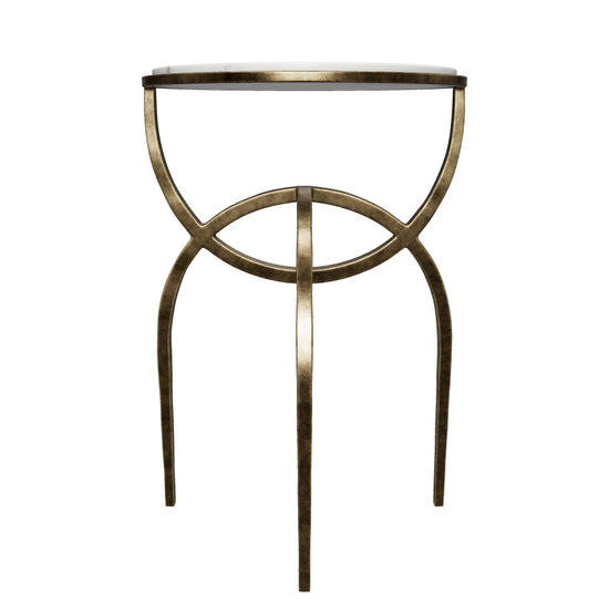 Alicent End Table - White Marble