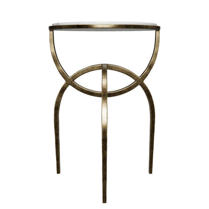 Alicent End Table - White Marble