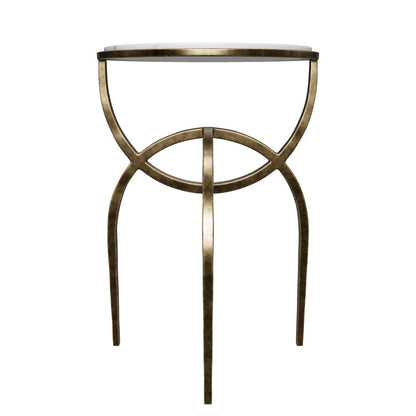Alicent End Table - White Marble